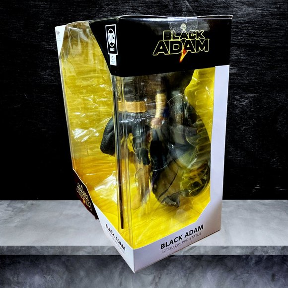 DC Direct PVC 12" Statue, Black Adam Figure, 1st Addition, 100% New Sealed - Picture 10 of 13